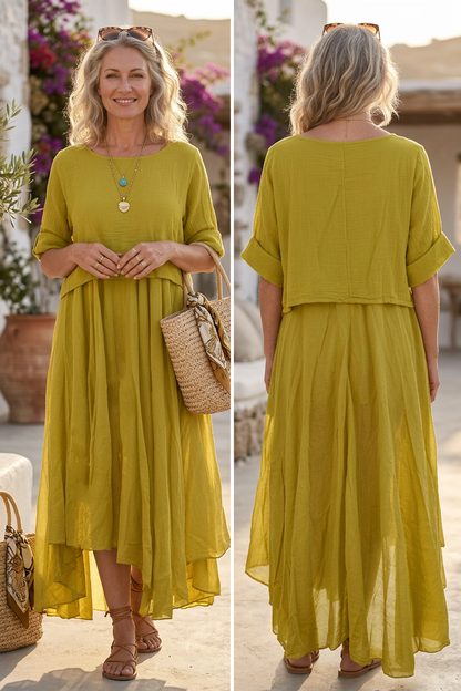 2 Piece Flare Dress