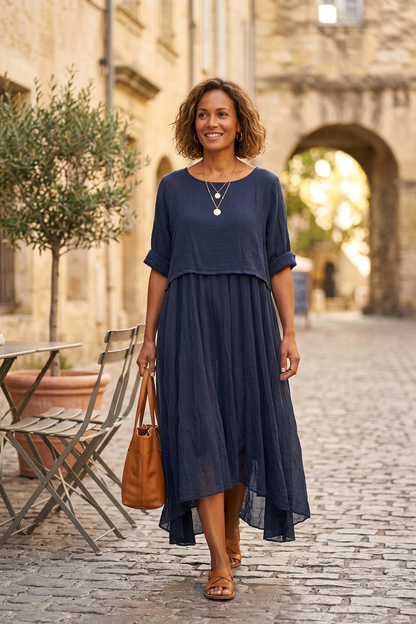 2 Piece Flare Dress