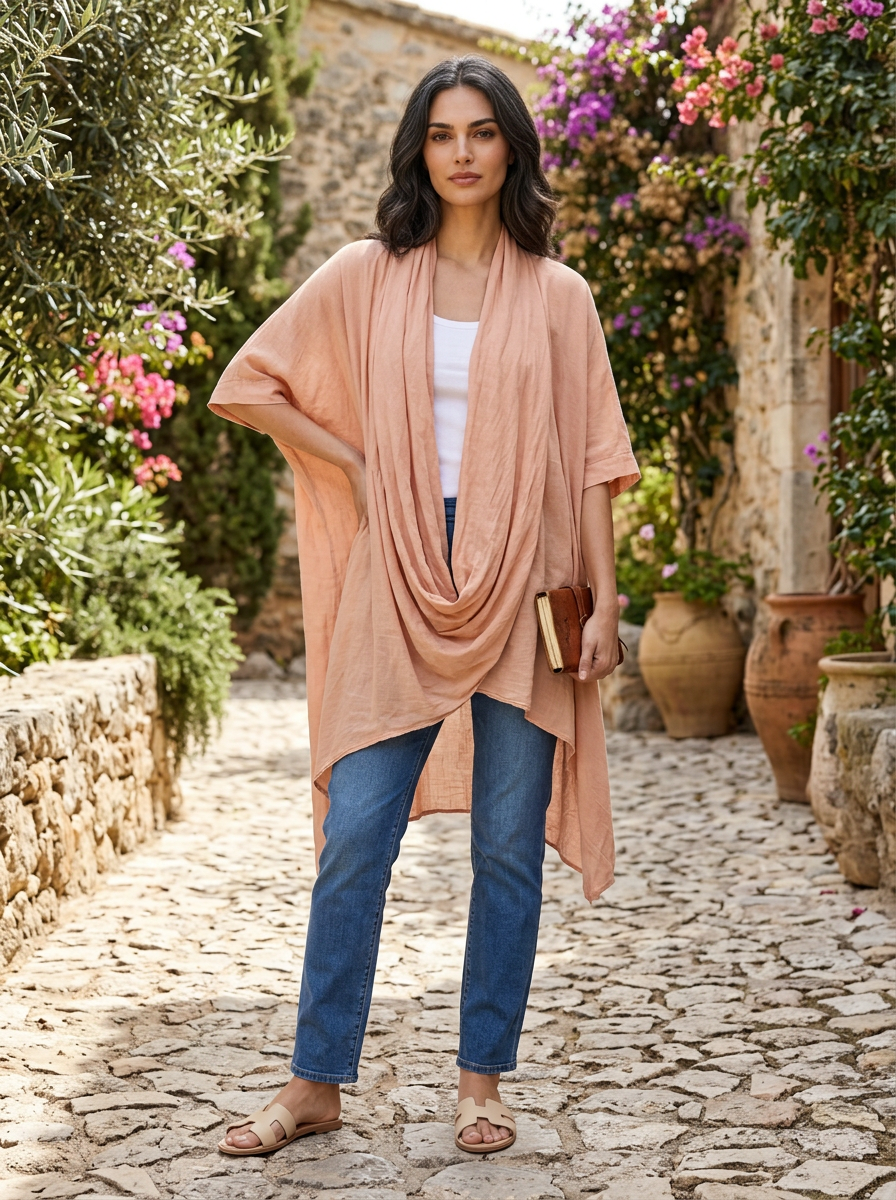 Cotton Voil Wrap Over
