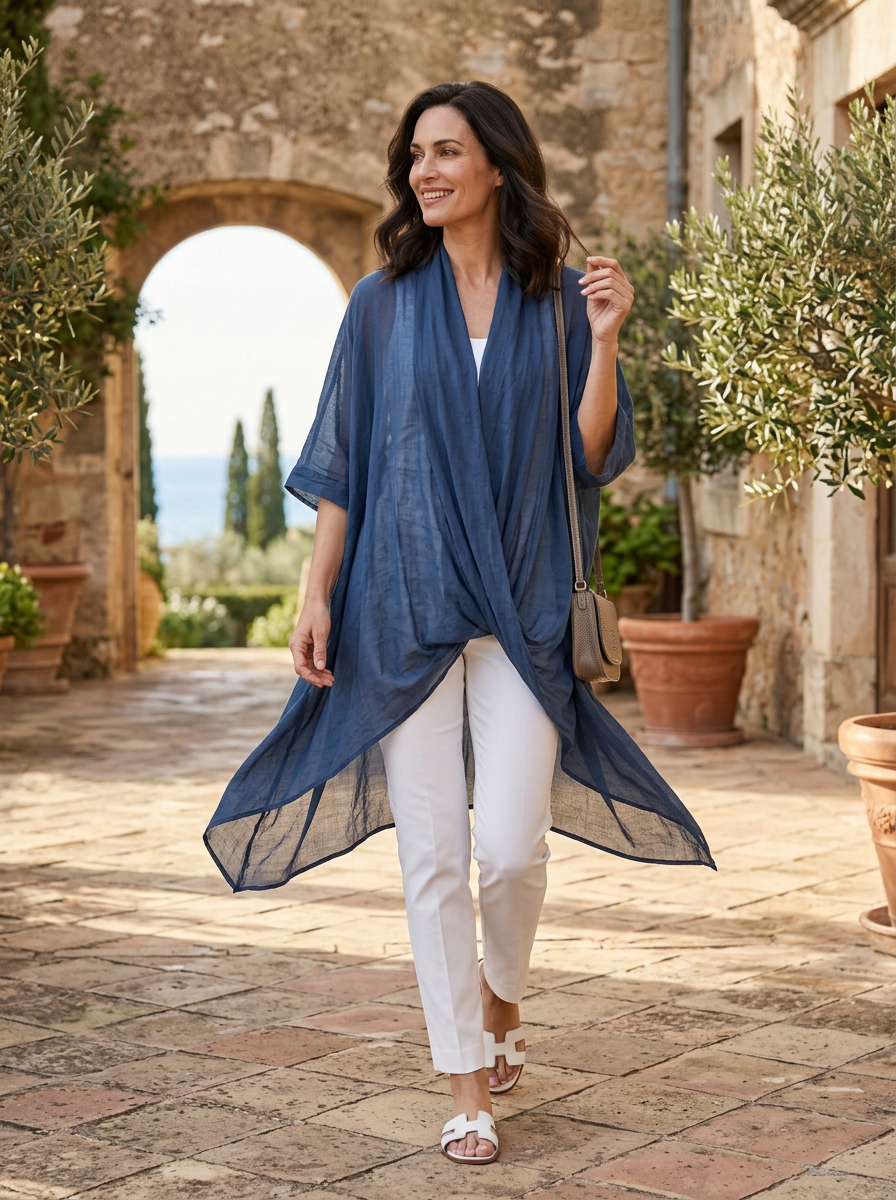 Cotton Voil Wrap Over