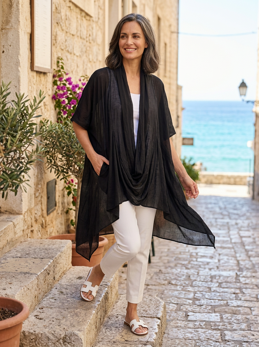 Cotton Voil Wrap Over
