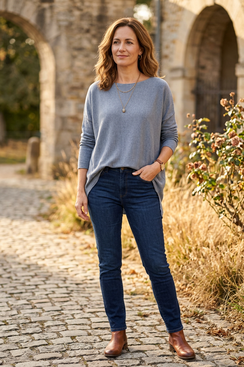 Light Weight Soft Knit Jumper