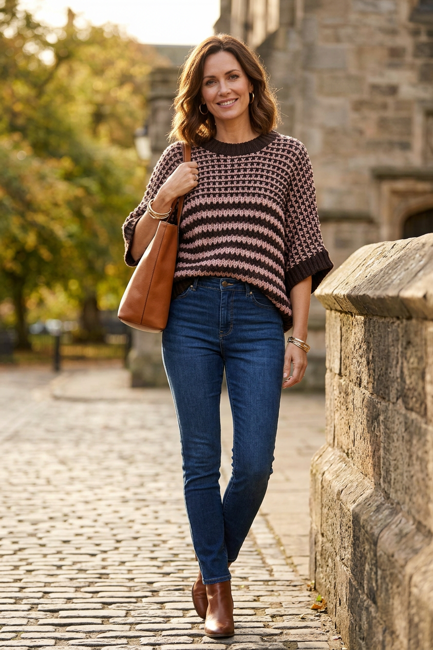 Striped Knit Jumper