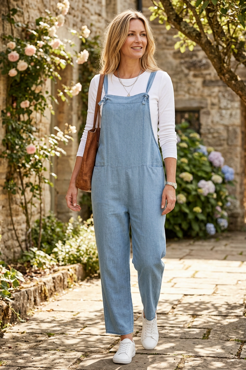 Denim Dungarees