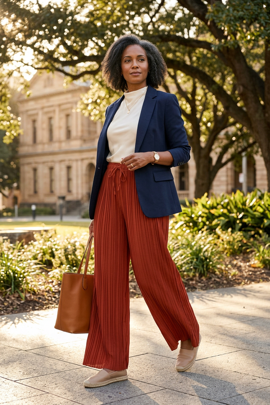 Pleated Trouser