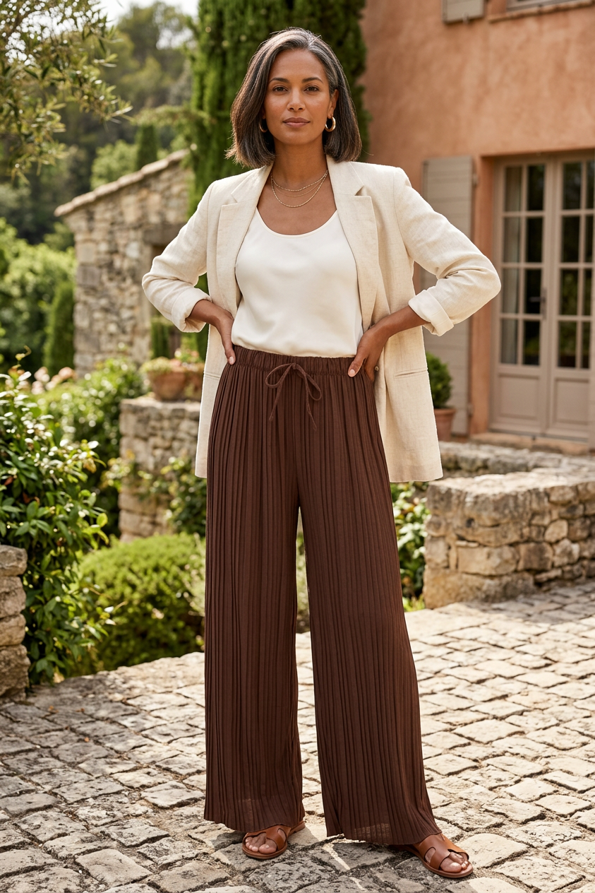 Pleated Trouser
