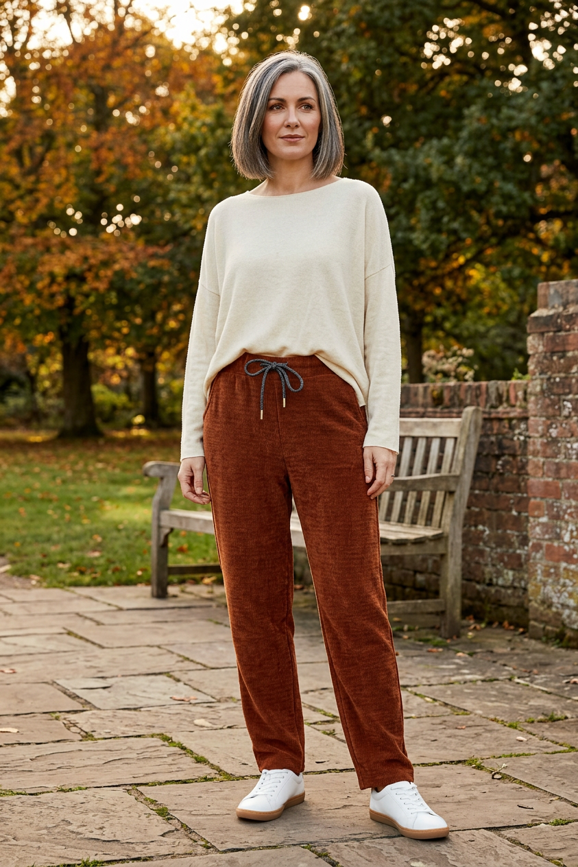 2 Pocket Chenille Trouser