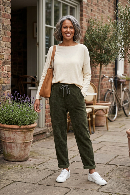 2 Pocket Chenille Trouser