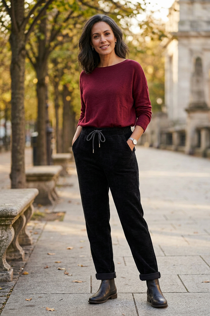 2 Pocket Chenille Trouser