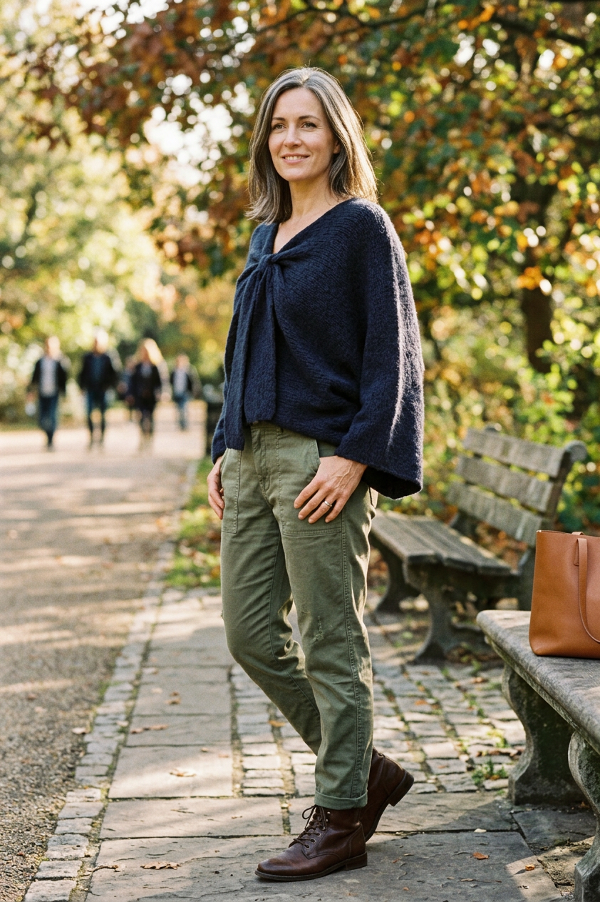 Bow Front Wool Jumper