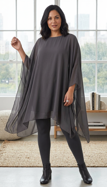 Batwing Flowy Kaftan Tunic