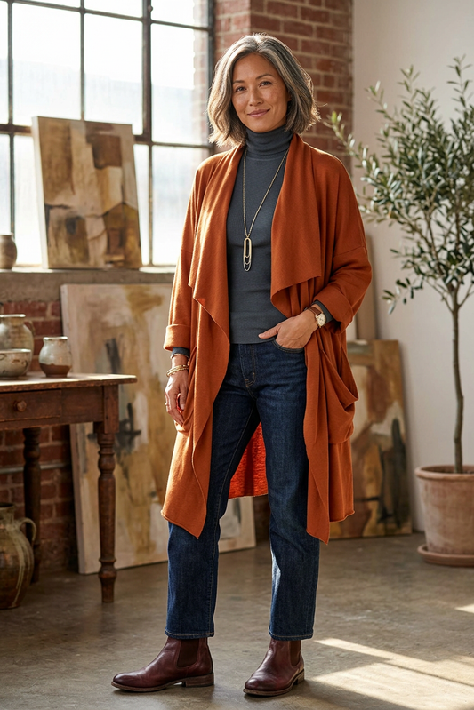2 Pocket Waterfall Jersey Jacket