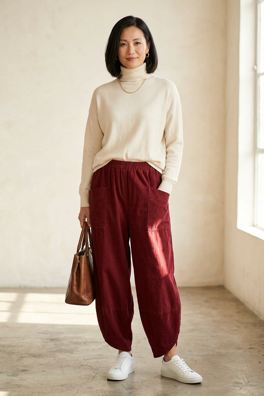 Tulip Ankle Corduroy Trouser