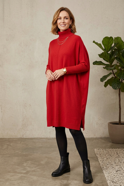 Seam Detail Jumper Dress