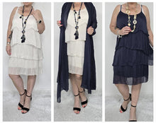 Load image into Gallery viewer, Ruffle Silk Dress

