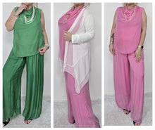 Load image into Gallery viewer, Sleeveless Cowl Neck Silk Top
