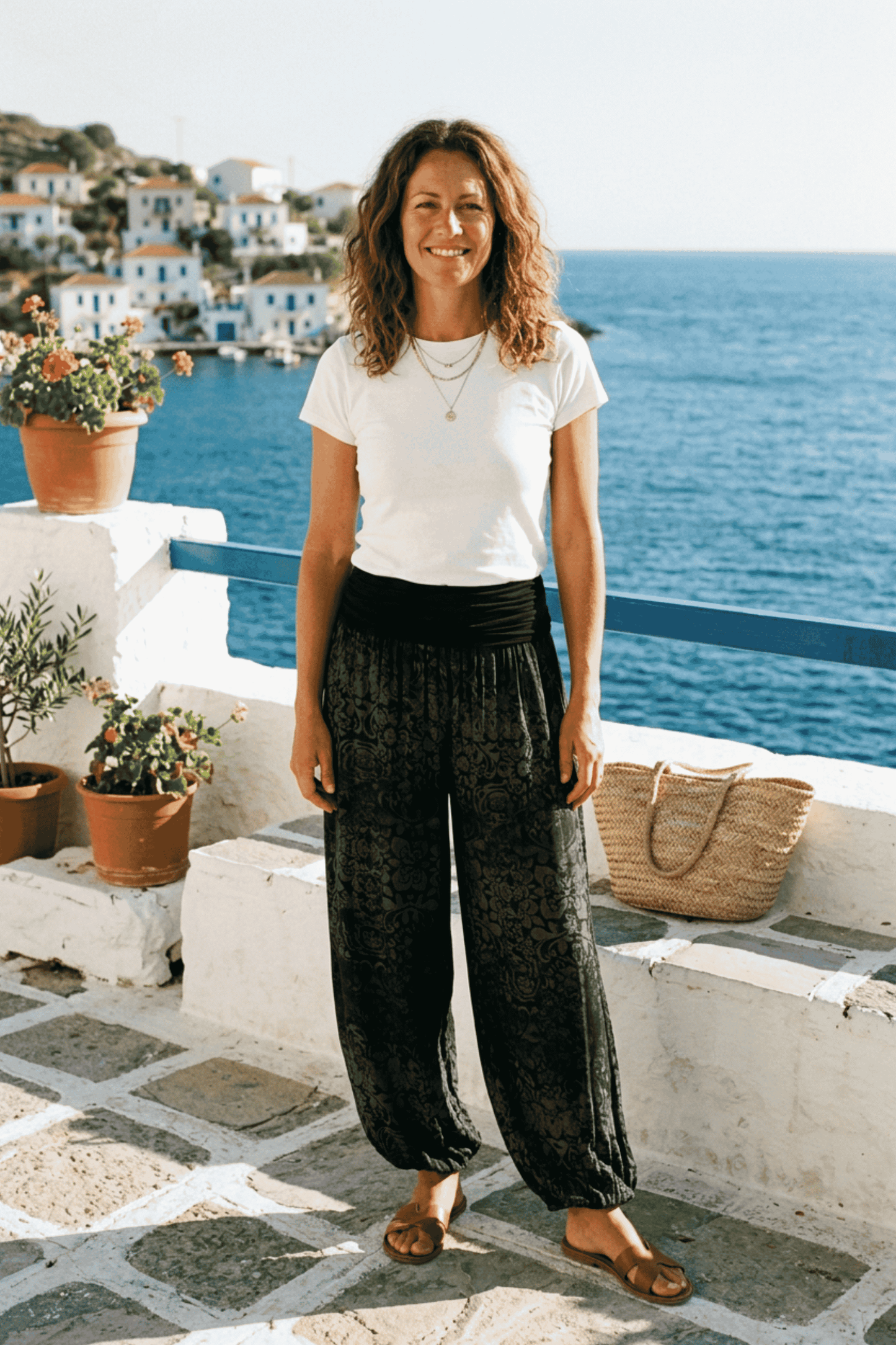 Floral Print Harem Trouser