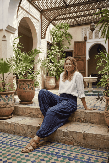 Floral Print Harem Trouser