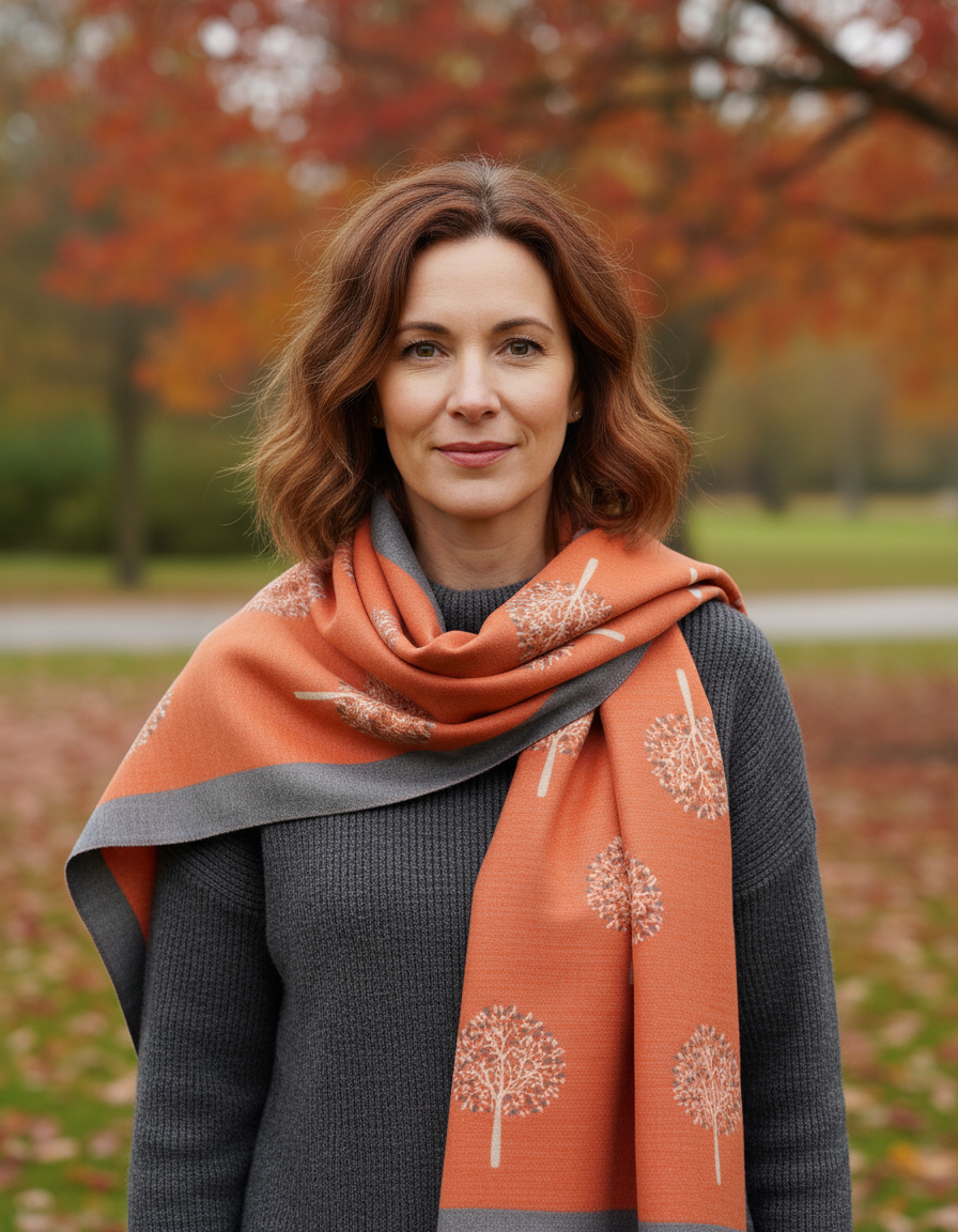 New Tree Of Life Cashmere Scarf