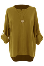 Load image into Gallery viewer, Button Detail Corduroy Top
