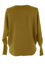 Load image into Gallery viewer, Sequin Sleeve Ribbed Jumper
