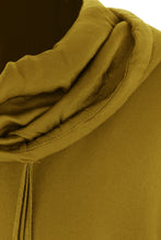 Load image into Gallery viewer, Satin Lined Cowl Neck Hooded Sweatshirt
