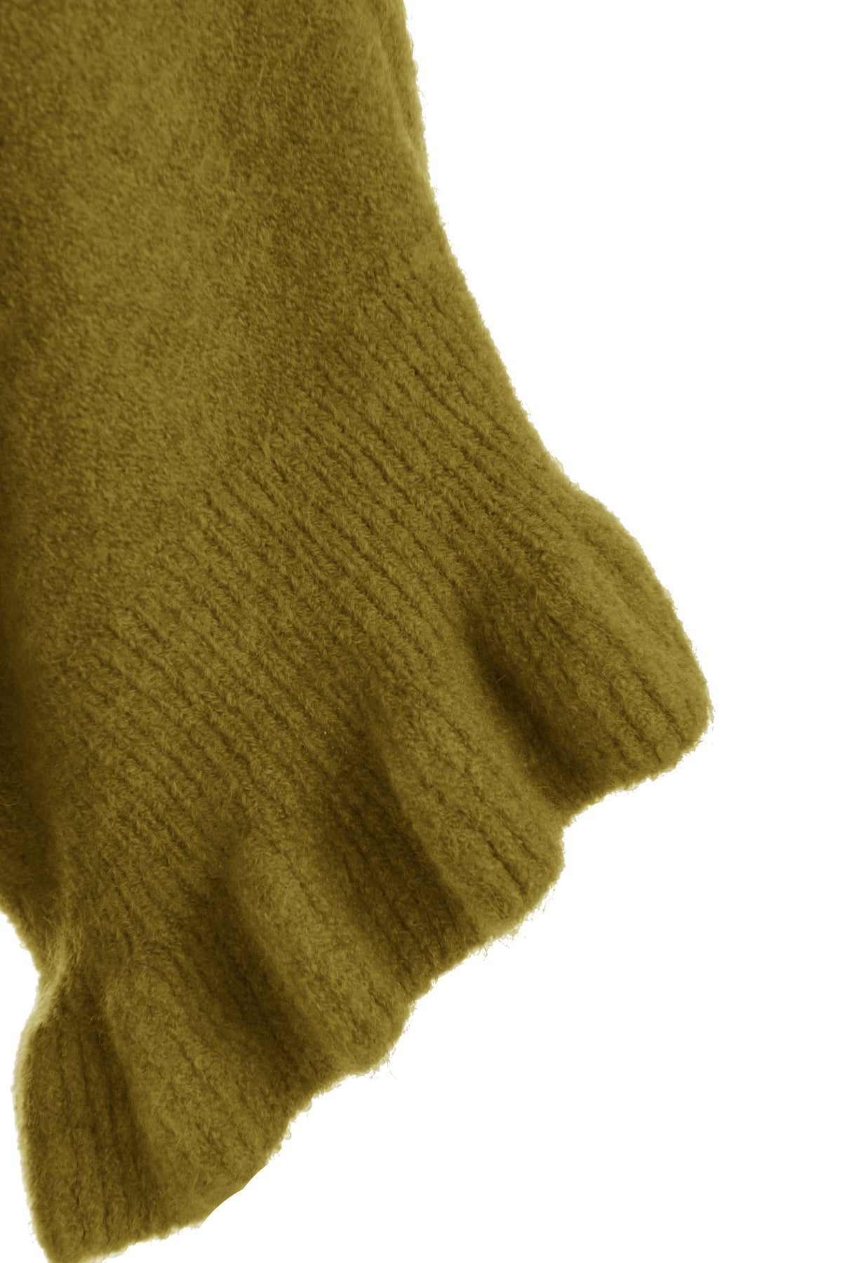 Frill Batwing Soft Knit Wool Jumper