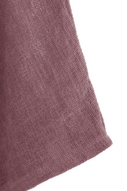 Tiered Hopsack Linen Top
