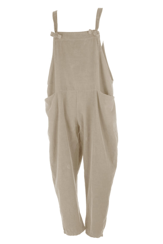 Corduroy Knot Dungarees
