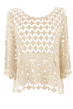 Load image into Gallery viewer, Crochet Top with Vest
