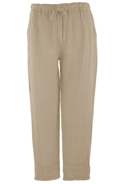 Tapered Linen Trouser