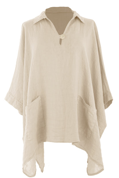 2 Pocket Linen Kaftan