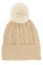 Load image into Gallery viewer, Zigzag Cashmere Knit Hat
