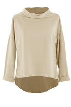 Load image into Gallery viewer, Cowl Neck Jersey Top
