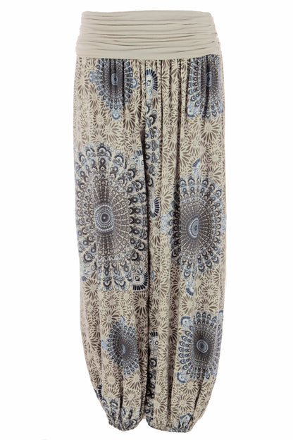 Mandala Print Harem Trouser