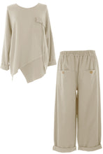 Load image into Gallery viewer, Flap Pocket Sweatshirt &amp; Trouser Set
