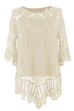 Load image into Gallery viewer, Scoop Hem Crochet Top

