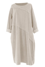 Load image into Gallery viewer, Frayed Detail Corduroy Dress

