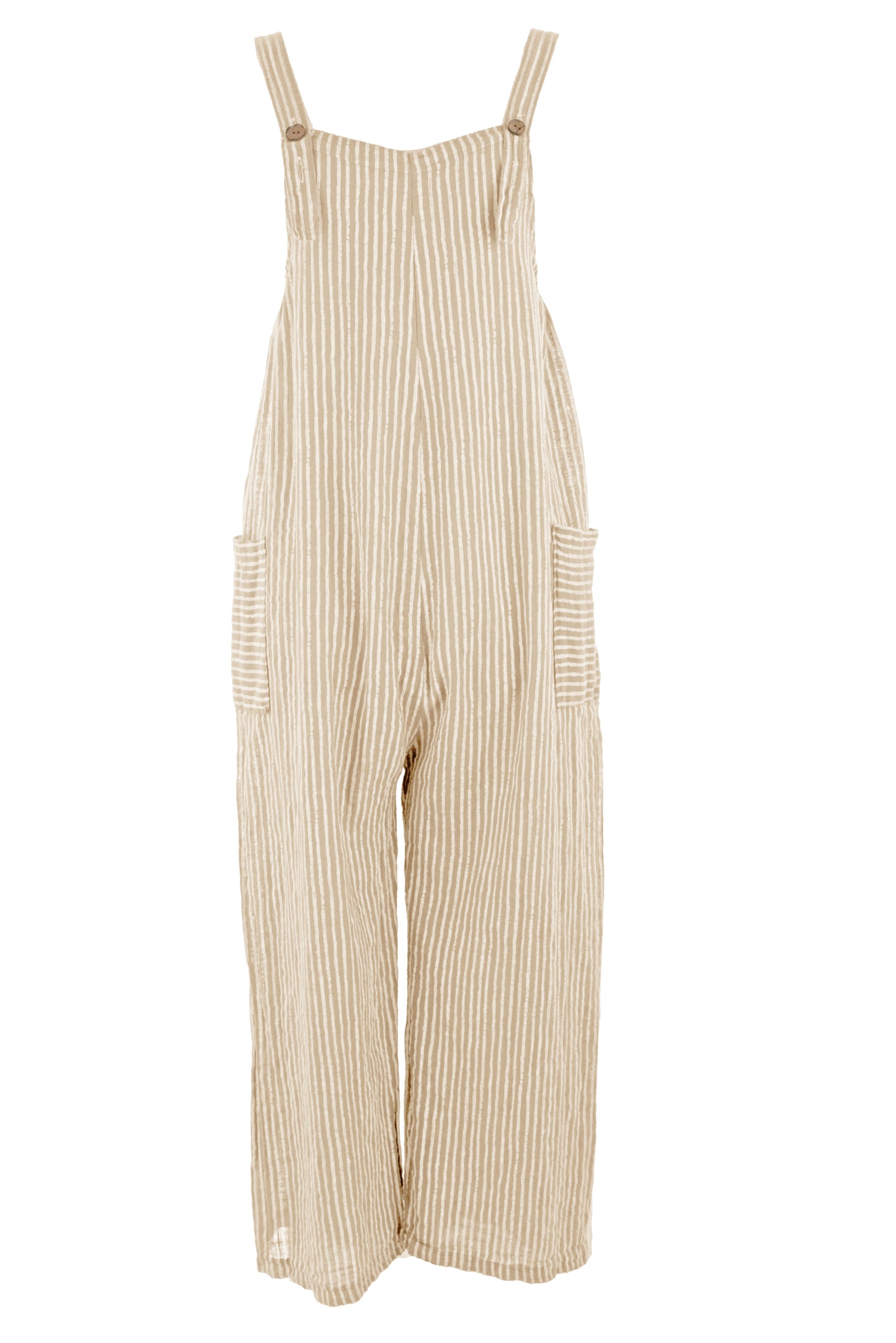 Stripes Cotton Dungaree
