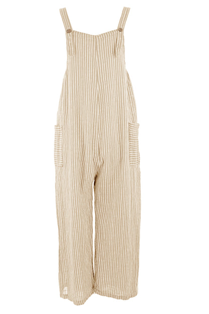 Stripes Cotton Dungaree