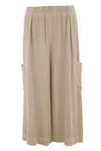 Load image into Gallery viewer, Teabag Linen Cropped Length Trouser
