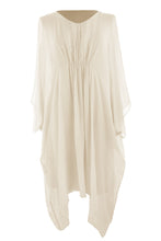 Load image into Gallery viewer, Ruched Front Silk Dress
