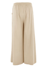 Load image into Gallery viewer, Linen Palazzo Trouser
