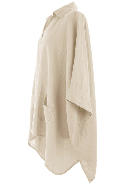 2 Pocket Linen Kaftan