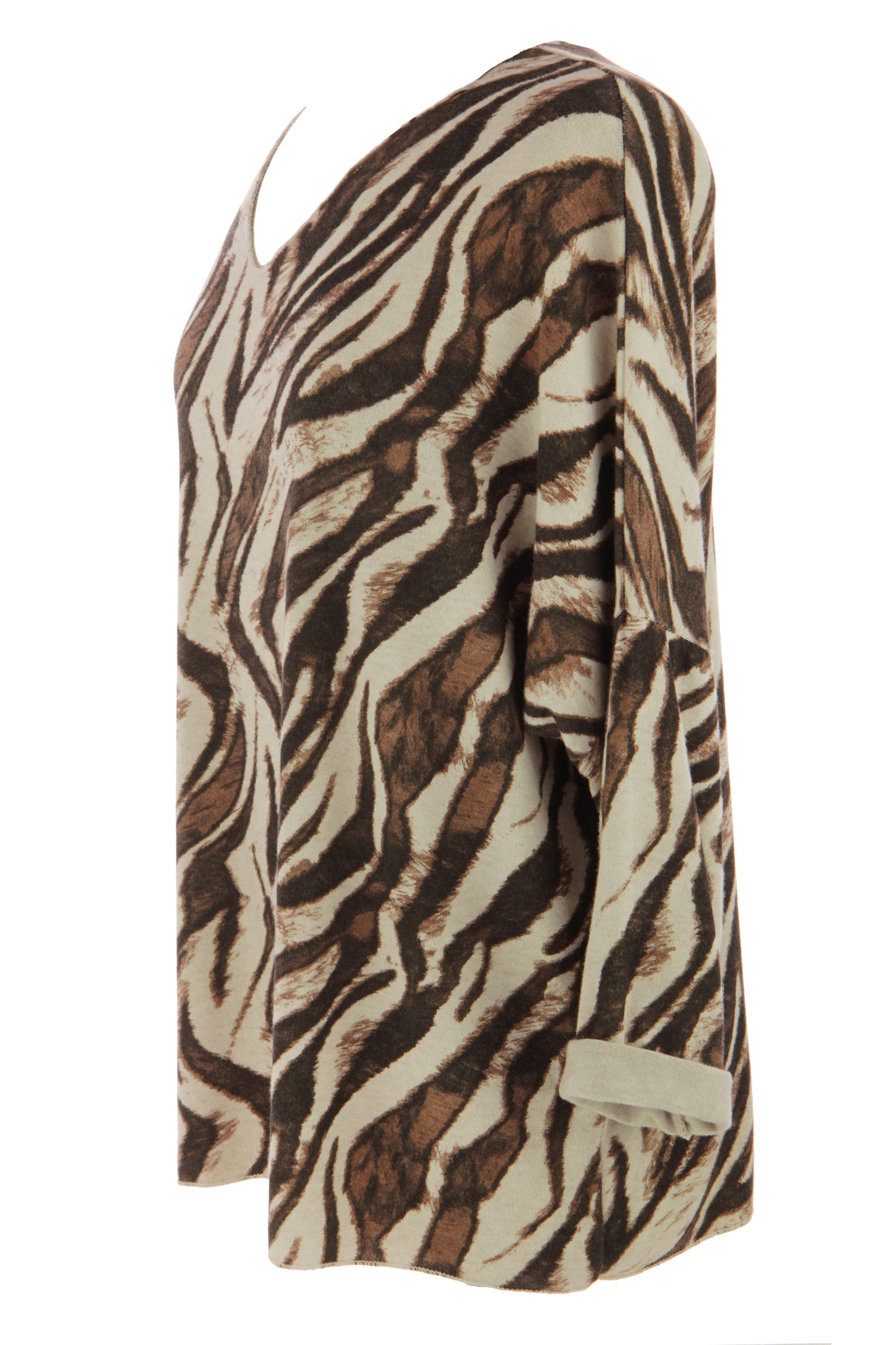 Zebra Print Lightweight Jumper