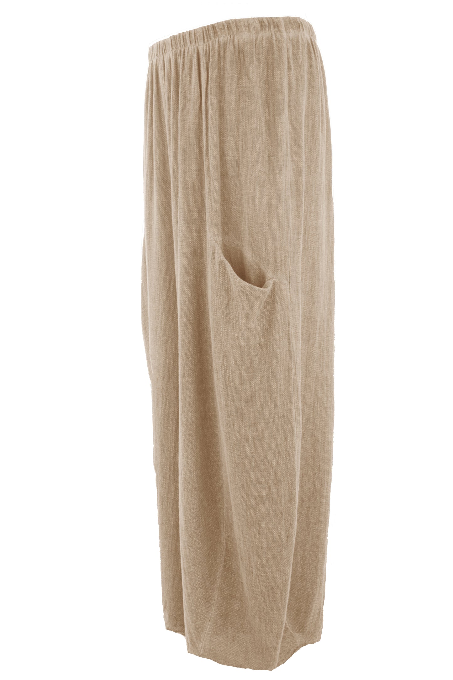 2 Slit Pocket Teabag Linen Trouser