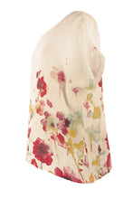Load image into Gallery viewer, Watercolour Floral Print Linen Top
