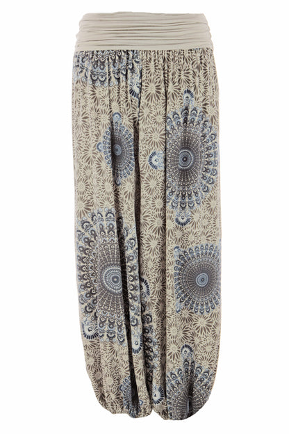 Mandala Print Harem Trouser