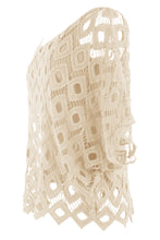 Load image into Gallery viewer, Diamond Crochet Top with Vest
