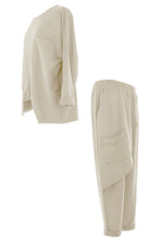 Load image into Gallery viewer, Zip Detail Sweatshirt Jogger Set
